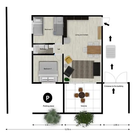 Horizon Hidden Gem 2 Bedroom Apt - Walk To The Beach דירה